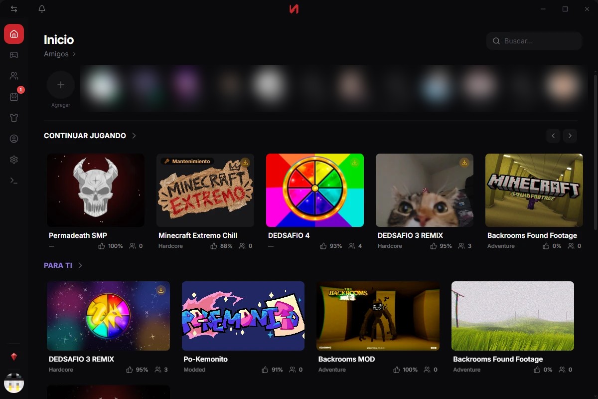 Games on the Nerion home screen